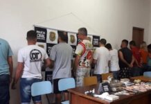 Operação “Adeus Ano Velho” prende suspeitos de tráfico, roubo e pedofilia Operação Adeus Ano Felho
