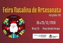 Hoje é o último dia da Feira Natalina de Artesanato feira natal artesanato varginha