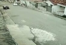 Vídeo de câmera de segurança flagra roubo na Vila Floresta, em Varginha Roubo