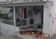 Motorista embriagado é preso após destruir muro de casa Motorista Bebado