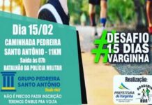 Sábado acontece a Caminhada Pedreira Santo Antônio Caminhada Pedreira Antonio Antonio 2020