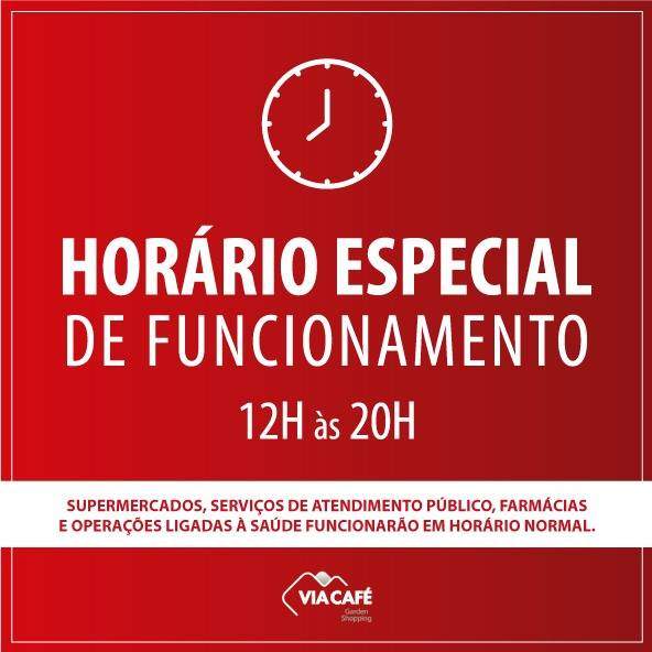 comunicado via café garden shopping varginha coronavírus