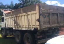 Caminhão furtado em São Paulo é encontrado em Varginha Caminhão