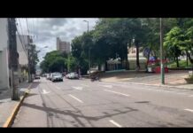 Guarda Civil faz carreata pedindo que a população de Varginha não saia de casa
