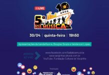 5ª da Boa Música promove live nesta quinta-feira (30) 5ª da boa música varginha live