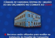 Câmara de Varginha destina 1 milhão para instalação de Hospital de Campanha no Sion camara varginha 1 milhao hospital campanha coronavirus