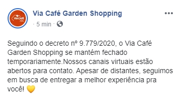 shopping continua fechado