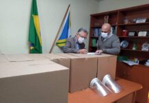 Prefeitura de Varginha recebe 300 escudos faciais do CISSUL-SAMU escudos faciais