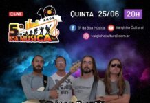 Bille Rock é a atração desta semana na live da 5ª da Boa Música bille rock 5ª da boa música live