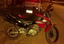 Motociclista sem habilitação é preso no bairro Sagrado Coração Moto