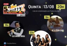 5ª da Boa Música realiza live com 3 shows esta semana em comemoração aos 11 anos do projeto 5ª da Boa Música Varginha 11 anos