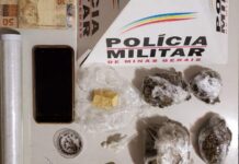 Polícia Militar apreende drogas em festa na zona rural de Varginha Apreensão de drogas