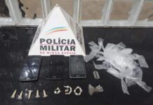 Adolescente é apreendido pela PM após tentar fugir de abordagem na Vila Barcelona adolescente apreendido com drogas em varginha