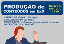 IFSULDEMINAS: Inscrições para curso gratuito “Produção de conteúdos em EAD” para professores terminam neste domingo Ifsuldeminas curso produção de conteúdos EAD