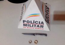 PM prende homens que tentavam roubar loja no centro de Varginha homens furto no centro de varginha