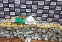 Polícia Militar apreende 185 quilos de drogas em Varginha Polícia Militar apreende drogas em Varginha