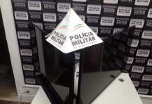 Mulher é presa por recepção de produtos roubados em Varginha Mulher é Presa