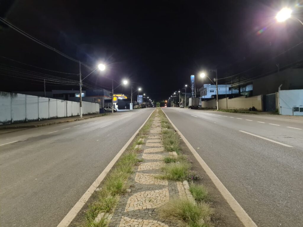 Iluminação LED Avenida Princesa do Sul Varginha