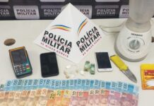 PM prende homens que usavam distribuidora de gás em Varginha para tráfico de drogas drogas depósito de gás em varginha