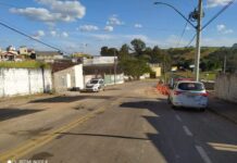 Trecho da avenida Dr. Módena, próximo ao campo de futebol do bairro de Fátima, está liberado Avenida Dr. Módena