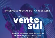 Inscrições para o Festival Vento Sul terminam nesta sexta-feira Festival Vento Sul