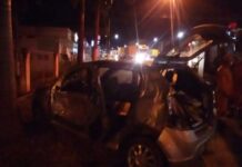 Recém-nascido morre em acidente na madrugada desta quinta-feira acidente