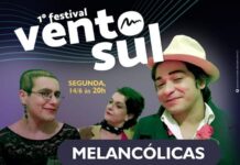 Festival Vento Sul traz poesia e música com o grupo Melancólicas Grupo melancólicas Festival Vento Sul