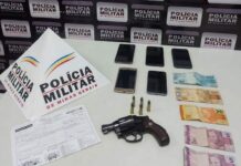Três homens são presos em Varginha, suspeitos planejavam assaltar agência bancária apreensão em varginha