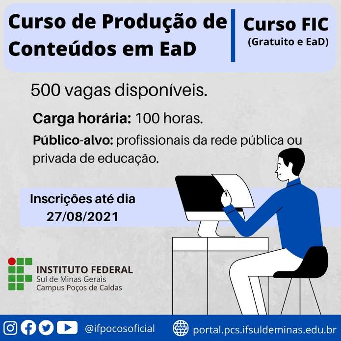 curso-gratuito-a-distancia-producao-de-conteudo-ead curso gratuito á distância Produção de conteúdos ead