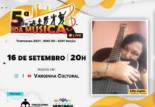 Lilly Joplin é a atração na live desta semana na 5ª da Boa Música Lilly Joplin 5ª da Boa Música Varginha