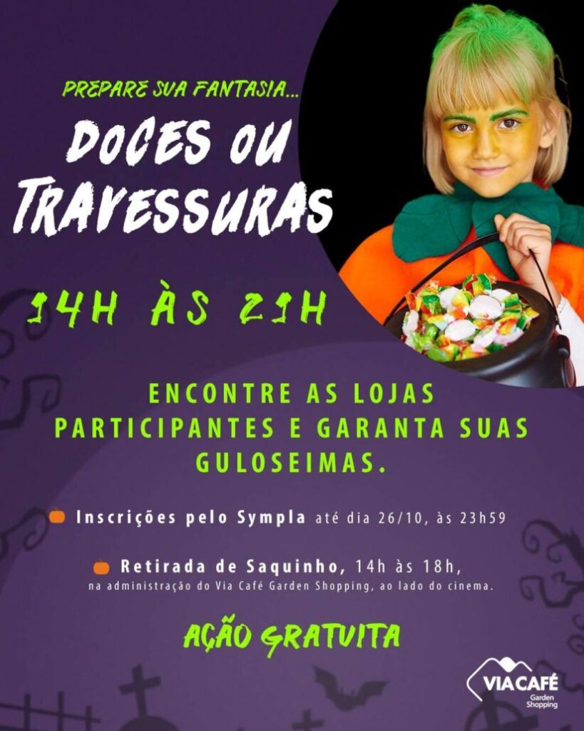 Halloween shopping Varginha