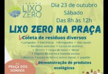 Projeto Lixo Zero na Praça será no próximo sábado, 23