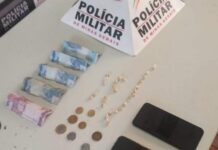 Adolescentes são apreendidas com drogas em Varginha apreensão