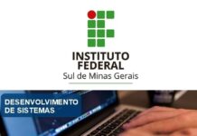 Inscrições para o Curso Técnico em Desenvolvimento de Sistemas (EaD) do IFSULDEMINAS terminam hoje Curso Técnico gratuito ead Desenvolvimento de Sistemas