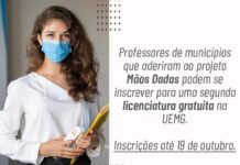 Professores estaduais podem se inscrever em cursos gratuitos de segunda licenciatura na UEMG Projeto Mãos Dadas