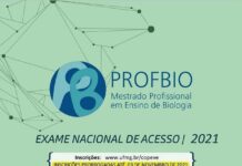 PROFBIO: Inscrições para Mestrado em Ensino de Biologia terminam hoje profbio