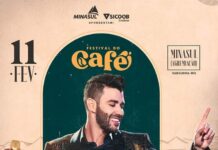 Gusttavo Lima se apresentará no Festival do Café em Varginha Gusttavo Lima em Varginha cartaz