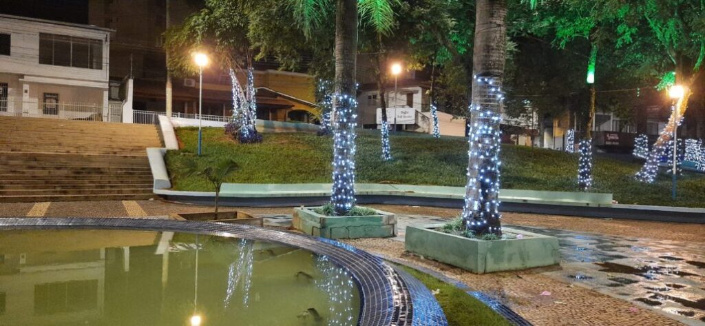 Praça da Fonte Natal em Varginha 2021