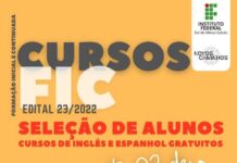 IFSULDEMINAS está com inscrições abertas para cursos gratuitos de Inglês e Espanhol EAD Cursos gratuitos ead inglês e espanhol IFSULDEMINAS