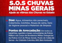 Sebrae recebe doações da Campanha SOS Chuvas Minas Gerais campanha