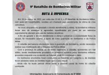 Corpo de Bombeiros divulga nota sobre atendimento que resultou na morte de uma pessoa Bombeiros