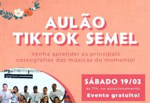 Sábado tem “Mega Aulão TikTok Semel” no shopping Mega aulão tiktok Semel Varginha shopping