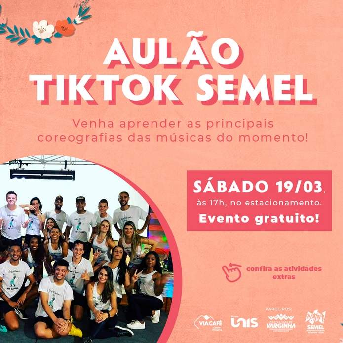 Mega aulão tiktok Semel Varginha shopping