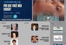 Profissionais de saúde mental de Varginha participam de live com equipe do filme “Por que você não chora?” live filme por qie você não chora