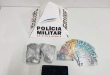 PM prende homem com drogas na rodovia entre Varginha e Três Pontas Drogas, dinheiro e celular apreendidos Varginha Digital