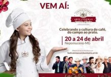 Começa nesta semana o 1º Festival Nacional Arte, Cinema e Cozinha Mineira! festival cultura nepomuceno