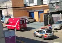 Crime em Varginha: mulher é morta a tiros Bombeiros e policiais durante a ocorrência