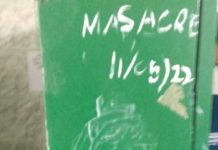 Polícia Militar faz varredura em escola estadual após ameaça de massacre Mensagem escrita em escola