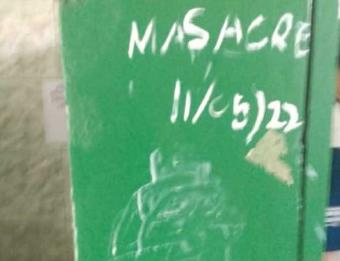 mensagem-massacre-varginhadigital Mensagem escrita em escola
