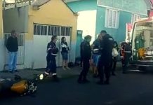 Adolescente é flagrado empinando moto e causa acidente tentando fugir da GCM acidente